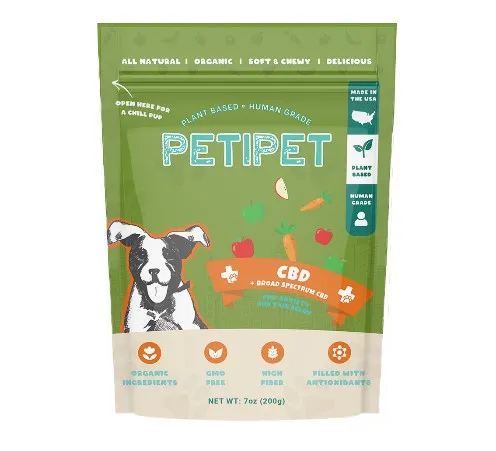 7oz Petipet Anxiety and Pain Relief (CBD) Treats- Anxiety and pain relief - Health/First Aid